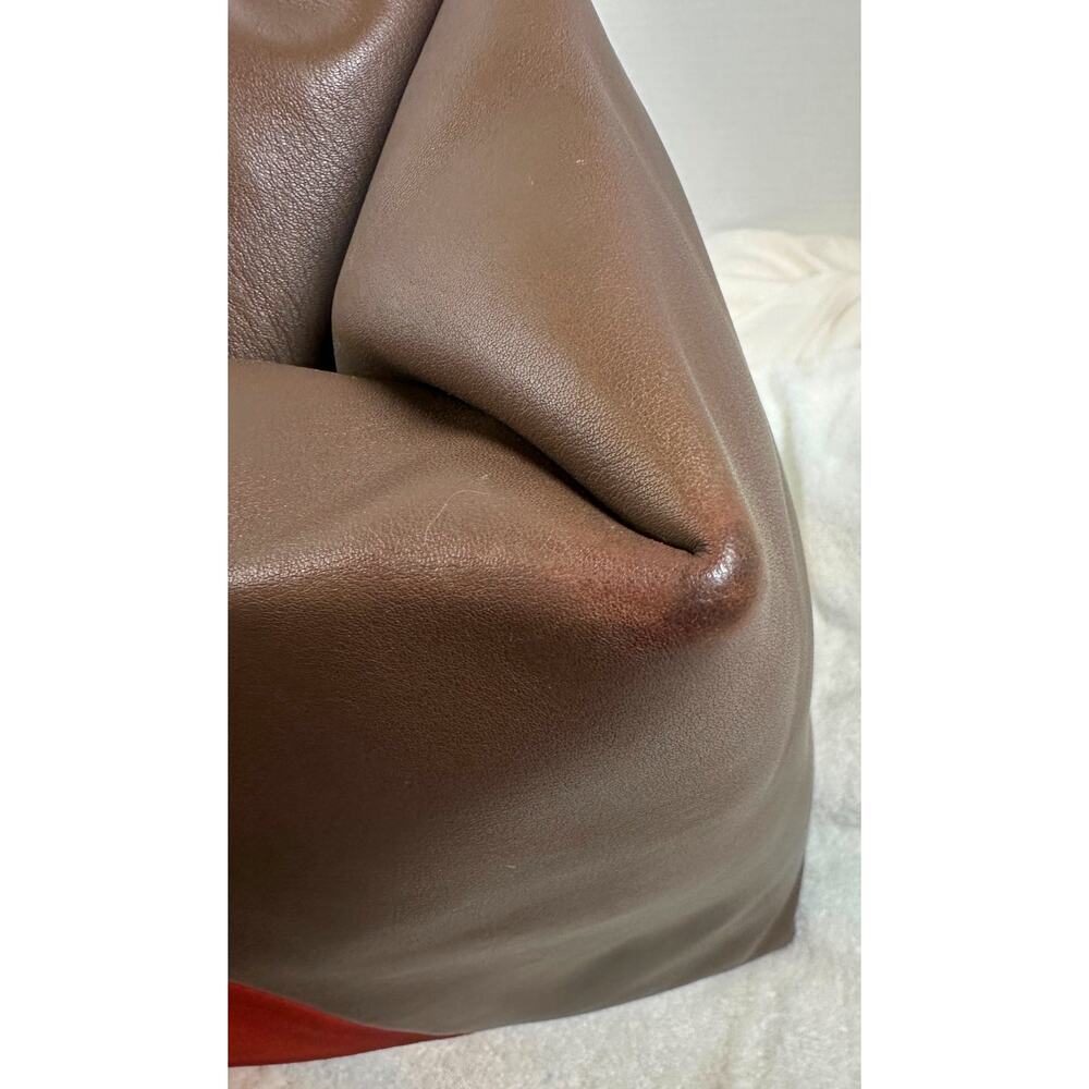 Celine Suede & Leather Shoulder Bag Brown Large Hobo Gold Hardware - Picture 6 of 14